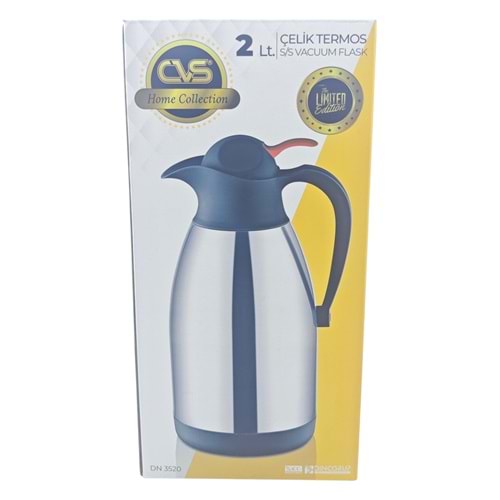 DN 3520 CVS Basmalı Çelik Termos 2lt