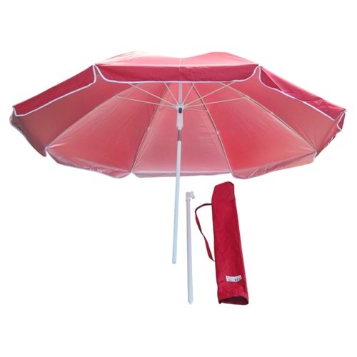 SKY-112 Skybelt Tek Renk Plaj Şemsiyesi 200cm