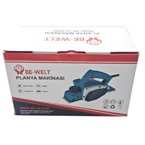 LX-EP001 Be-Welt Elektirikli El Planyası 500W