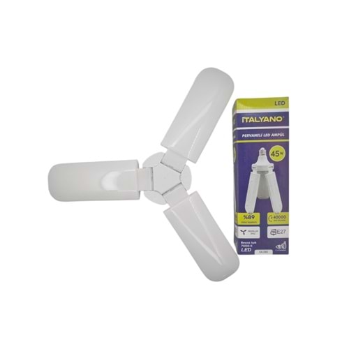 KA-080 İtalyano E27-45W Kanatlı Led Ampul