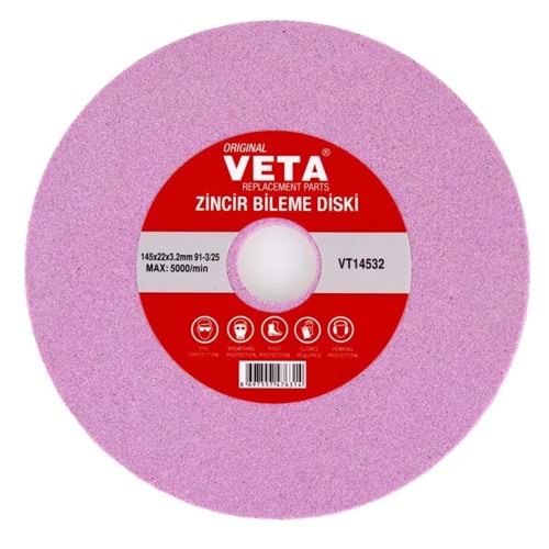 VT14532 Veta Zincir Bileme Diski 145*22*3.2mm