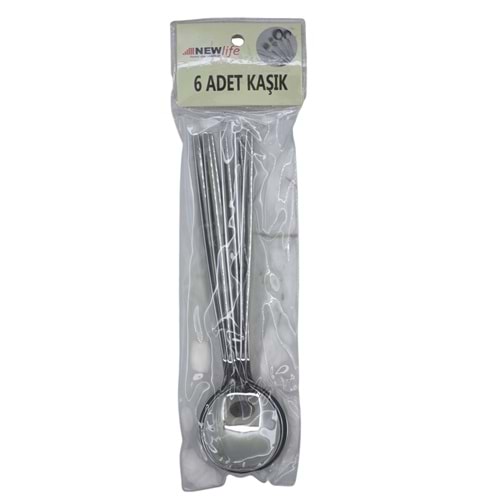 CLKN-2312 Newlife Gümüş Yemek Kaşığı 6lı