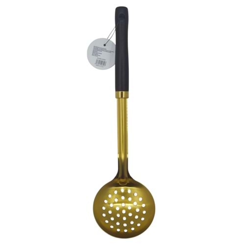 CLKN-2320 Newlife Ahşap Saplı Gold Kevgir
