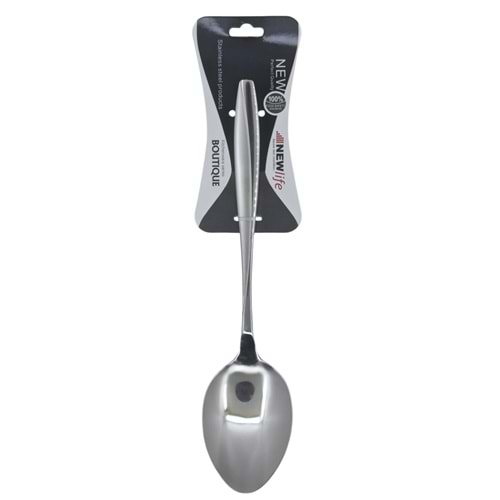 CLKN-2326 Newlife Metal Servis Kaşığı 25cm