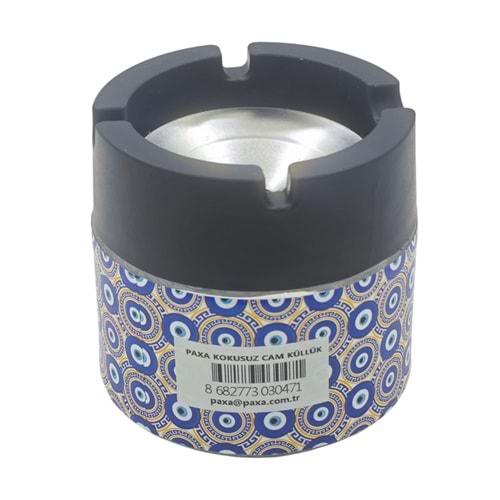 P-3047 Paxa Kokusuz Desenli Cam Küllük 330cc