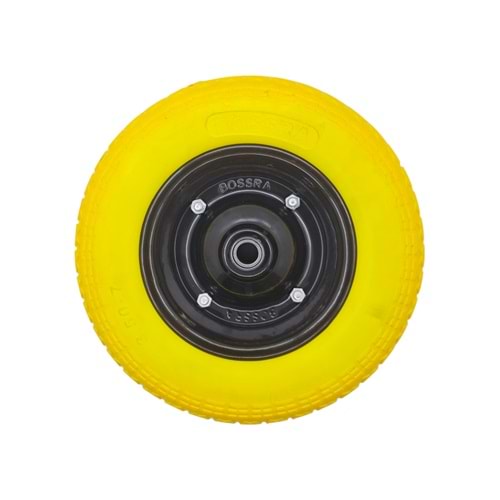 BSR-4843 Bossra Patlamaz PU Tekerlek - Sarı
