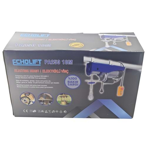 PA250 Echolift Elektrikli Vinç 125-250kg