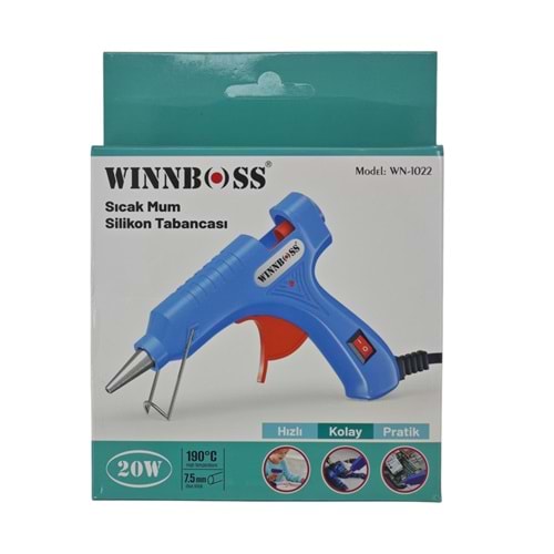 WN-1022 Winboss Sıcak Mum Silikon Tabancası 20W