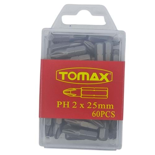T-0217 Tomax Yıldız Bits Uç PH 2 25mm - Köşeli