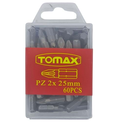 T-0228 Tomax Yıldız Bits Uç PZ 2 25mm - Köşeli