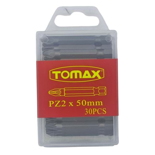T-0229 Tomax Yıldız Bits Uç PZ 2 50mm - Köşeli