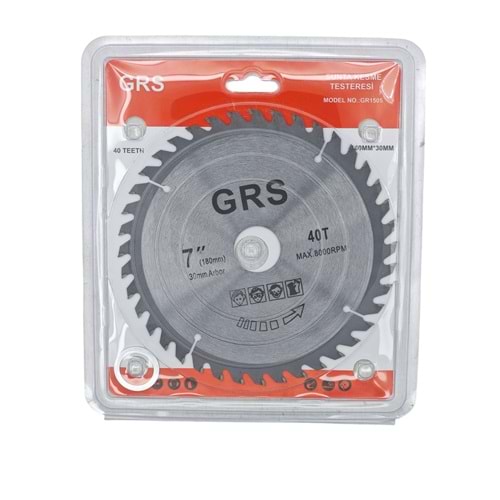 GR1505 GRS 40T Sunta Kesme Testeresi 180mm 3mm