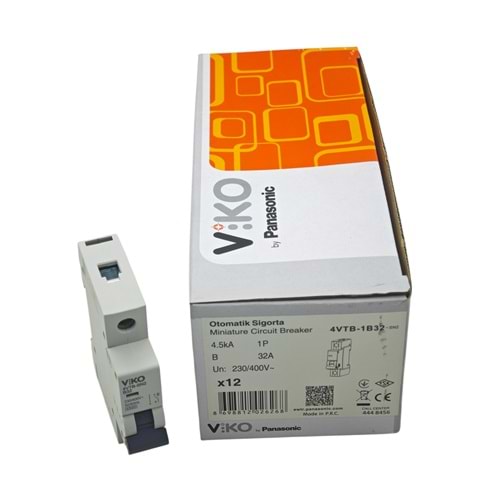 4Vtb-1B32-SN2 Viko Otomatik Sigorta 32A