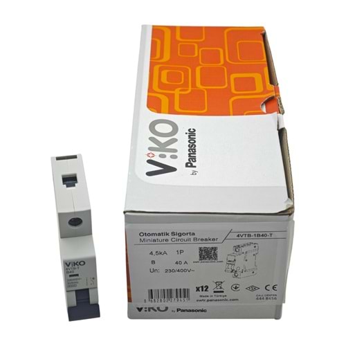 4VTB-1B40-T Viko Otomatik Sigorta 40A