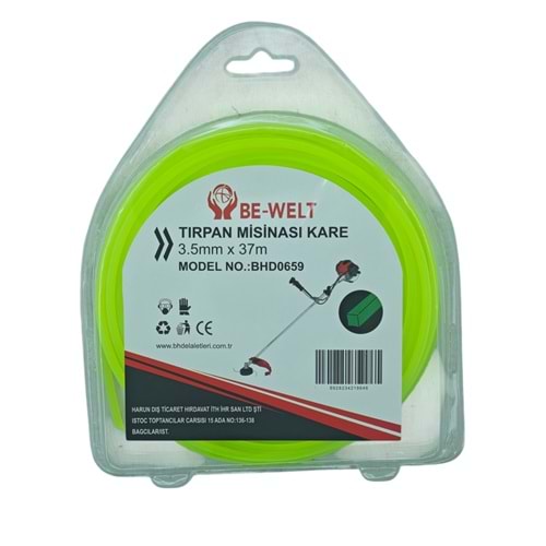 BHD0659 B.H.D Kare Tırpan Misinası 3.5mm 37m