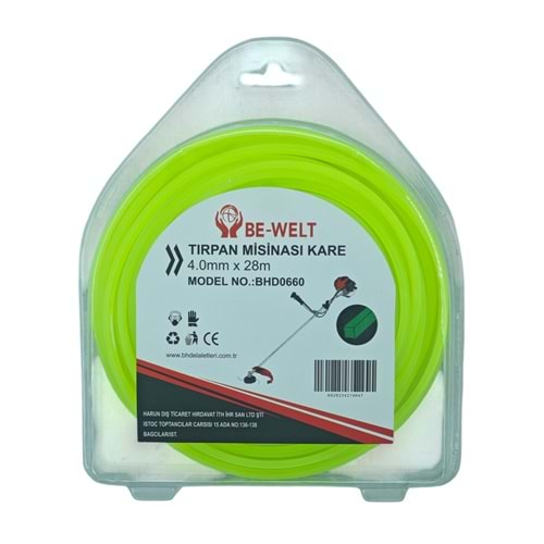 BHD0660 B.H.D Kare Tırpan Misinası 4mm 28m