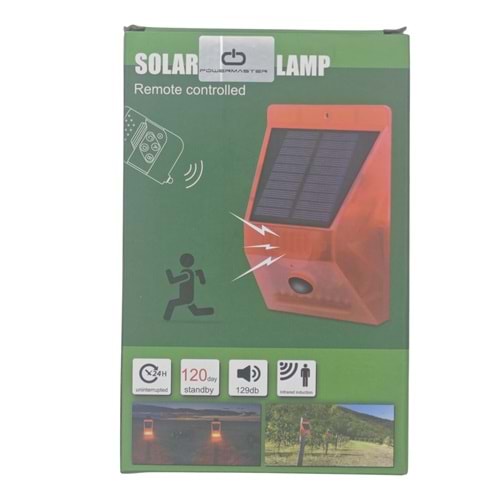 26957 Powermaster Solar Sesli Hayvan Kovucu Alarm Cihazı