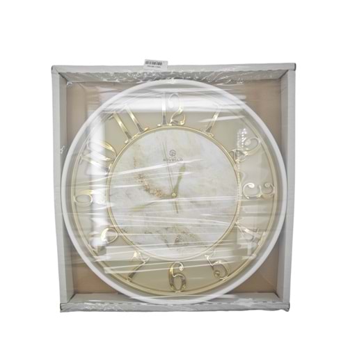 1453-1 Grand Revello Duvar Saati 50cm - Beyaz