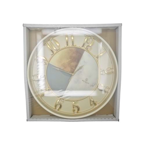 1453-3 Grand Revello Duvar Saati 50cm - Krem