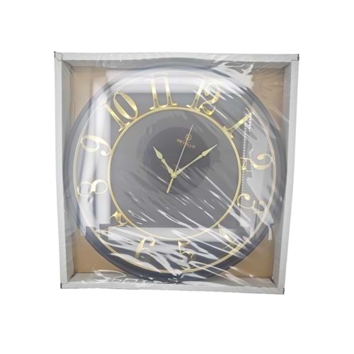 1453-4 Grand Revello Duvar Saati 50cm - Siyah