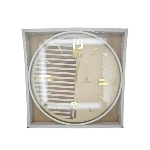 260/2024 Grand Revello Duvar Saati - Krem