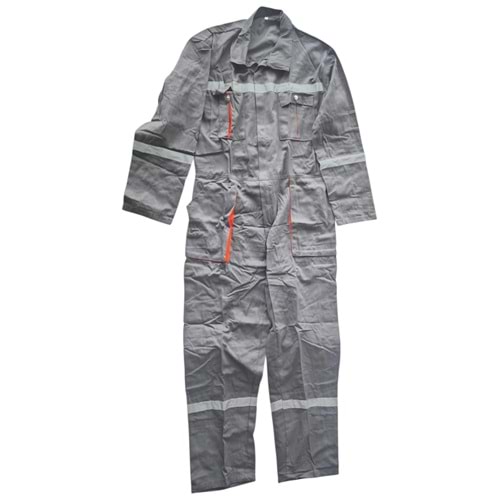 MAX-3442 Maxstar Kollu İş Tulumu L - Gri