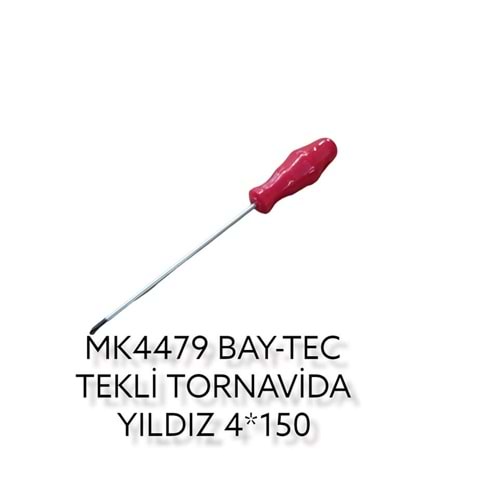 MK4479 BAY-TEC TEKLİ TORNAVİDA 4*150 (Yıldız)