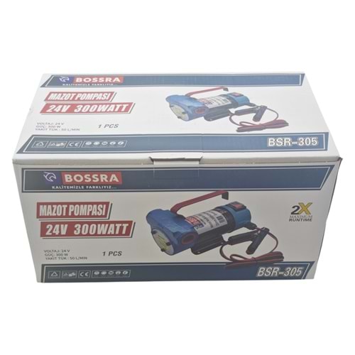 BSR-305 Bossra 24V Mazot Pompası 300W