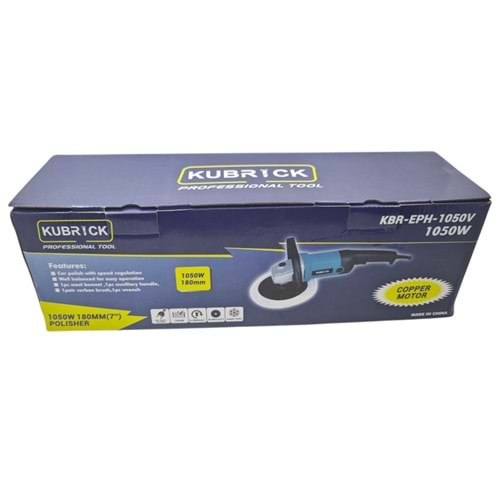 KBR-EPH-1050V Kubrick 1050W Polisaj Makinesi 180mm