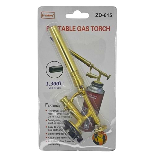 ZD-615 Senhang Sarı Metal Çakmaklı Pürmüz Başlığı