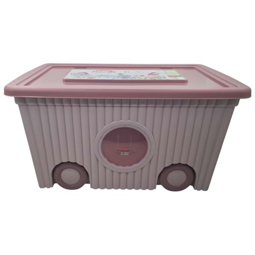 F379 Flora Trendy Tekerlekli Oyuncak Kasası 60lt