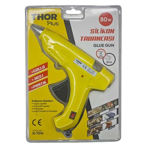 K-7514 Thor Plus Sıcak Silikon Tabancası 80W