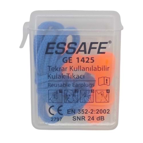 GE 1425 Essafe Cam Tipi Kulak Tıkacı - Tekrar Kullanılır