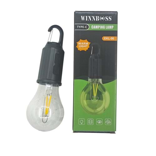 EKL-06 Winnboss Type-C Şarjlı Led Lamba