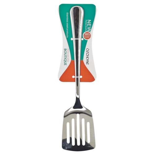 1010-4 Özchome Metal Spatula - Delikli