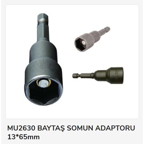 MU2630 BAY-TEC SOMUN ADAPTÖRU 13*65mm