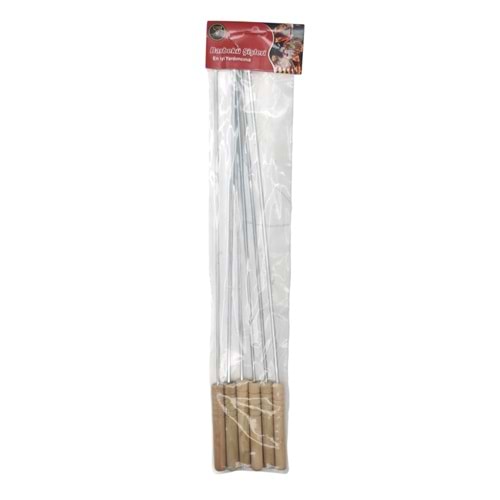 930 Real Şahin Barbekü Şişleri 6lı 40cm