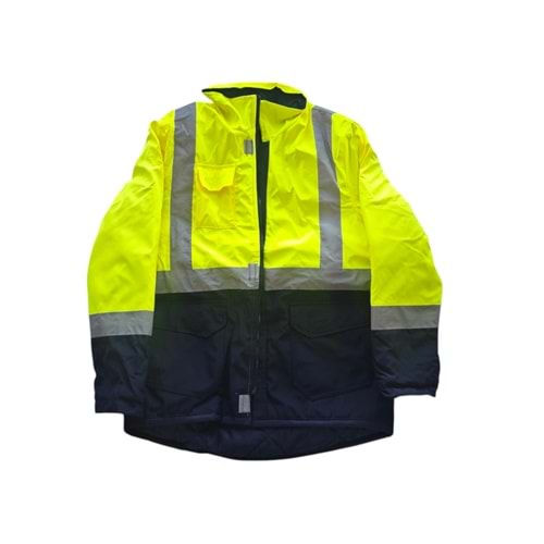 SX159 Securex Sarı Lacivert Parka - XL