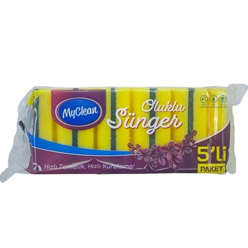 528464 MyClean 5li Oluklu Sünger