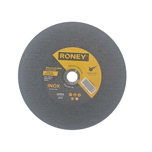 1020230 Roney WA36TBF İnox Kesici Taş 230*2mm