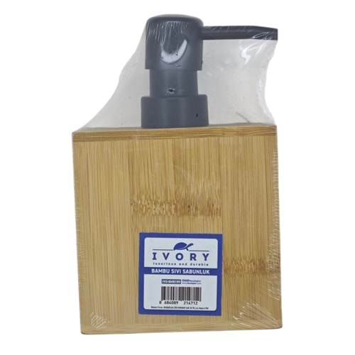 IVO-BMB159 İvory Bambu Sıvı Sabunluk