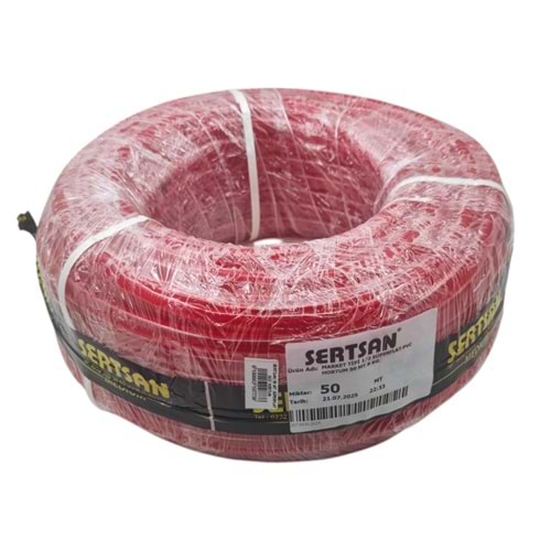 08884 Sertsan Süperflast Silikonlu PVC Hortum 1/2 50m