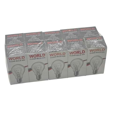 A55 World E27-100W Akkor halojen Ampul