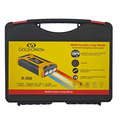 R-500 Gold Orion 4 USB Portlu Oto Şarj Kiti