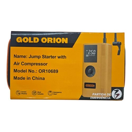 OR10689 Gold Orion USB ve Type-C Portlu Oto Şarj Kiti
