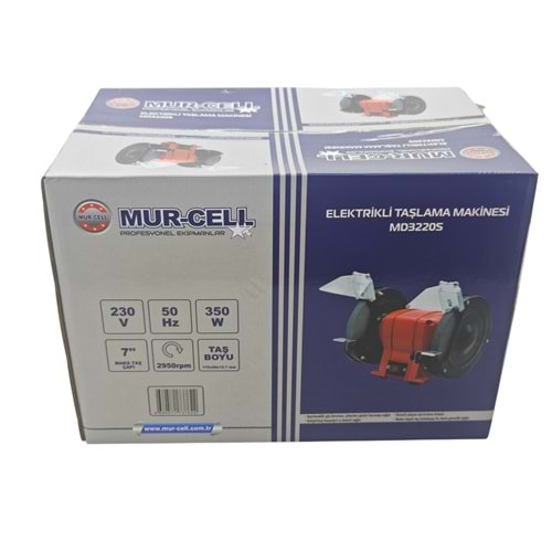 MD3220S Mur-Cell Tezgah Üstü Bileme Motoru 350W