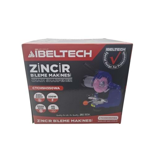 CTCHSH350WA İbeltech Elektrikli Zincir Bileme Makinesi 230W