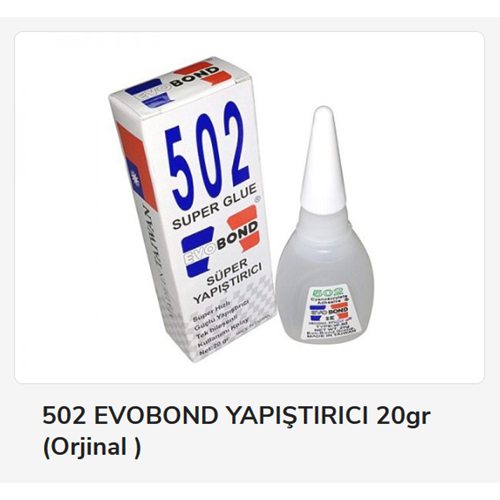 W-50 502 Evobond Yapıştırıcı 20Gr (Orjinal)