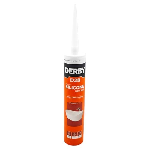 D28 Derby Universal Şeffaf Silikon 280gr