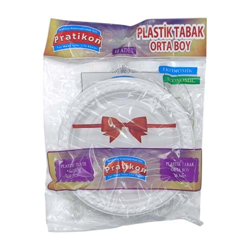 PR1143 Pratikon Plastik Tabak 10lu - Orta